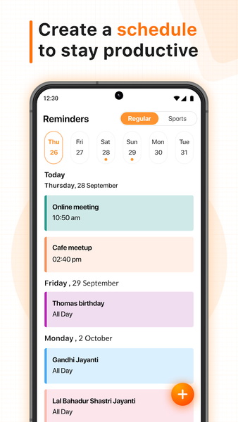 Calendar: Schedule Planner - عکس برنامه موبایلی اندروید