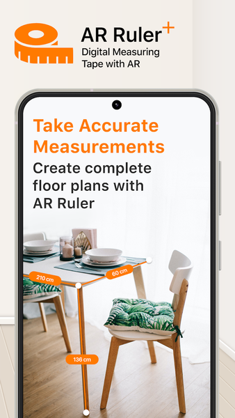 AR Measure : 3D Tape Ruler - عکس برنامه موبایلی اندروید