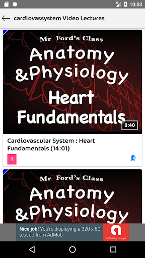 Learn Human Anatomy Video Lectures - Image screenshot of android app