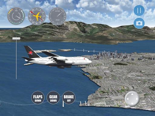 Airplane San Francisco - Gameplay image of android game