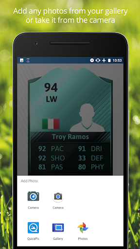FUT Card Creator 23 - Gameplay image of android game