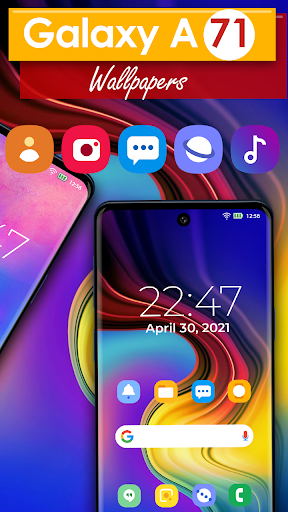 Galaxy A71 Themes and Launcher - Image screenshot of android app