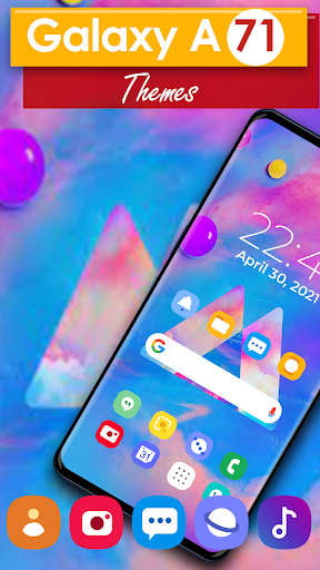 Galaxy A71 Themes and Launcher - Image screenshot of android app
