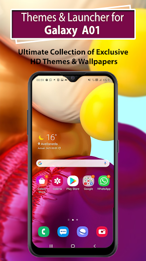 Galaxy A01 Launcher And Themes - عکس برنامه موبایلی اندروید