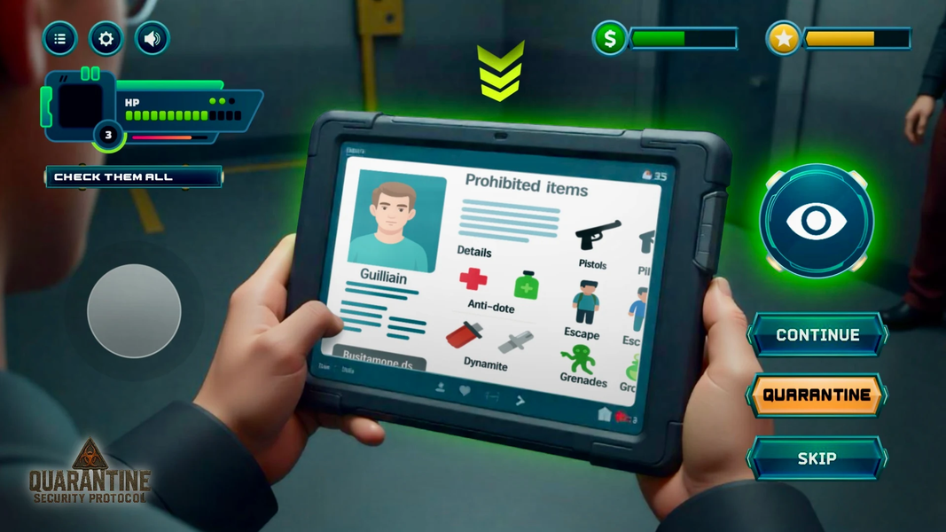 Quarantine: Security Protocol - عکس بازی موبایلی اندروید