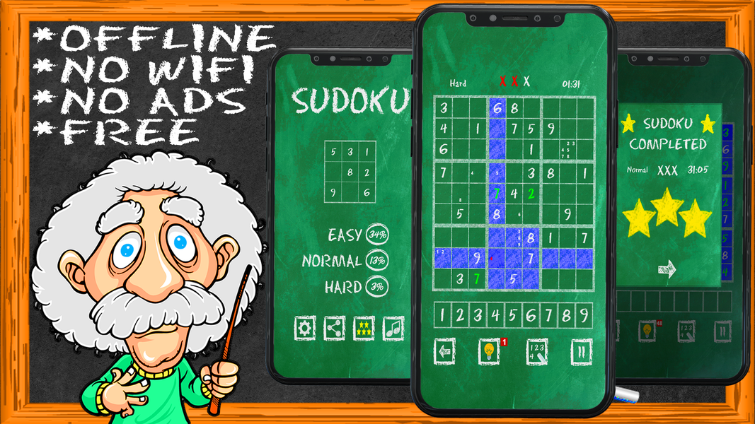 Sudoku Offline Games No Wifi - Gameplay image of android game