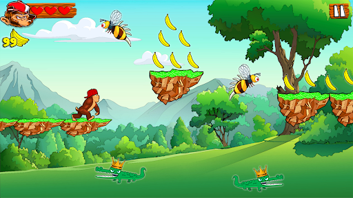 Monkey Game Offline Games - Gameplay image of android game