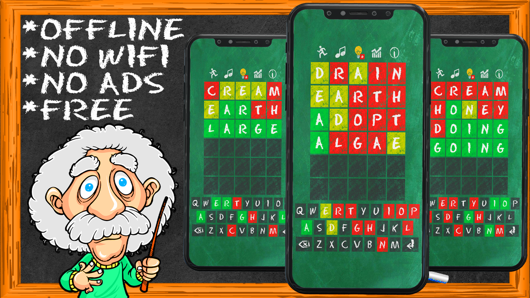 Word Games Offline Games - Gameplay image of android game