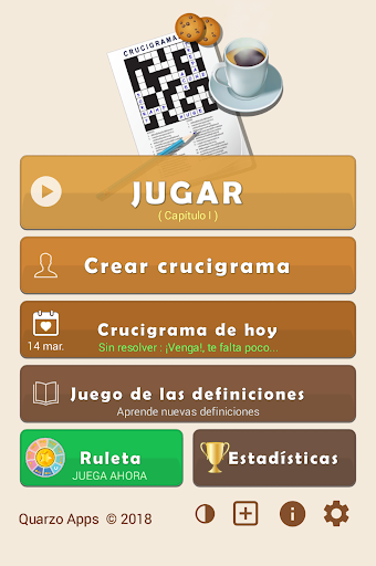 Crosswords Spanish crucigramas - Gameplay image of android game
