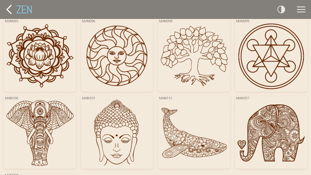 Coloring Mandalas - Image screenshot of android app