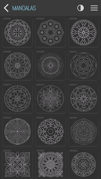 Coloring Mandalas - Image screenshot of android app
