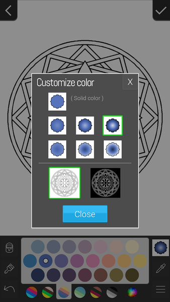 Coloring Mandalas - Image screenshot of android app