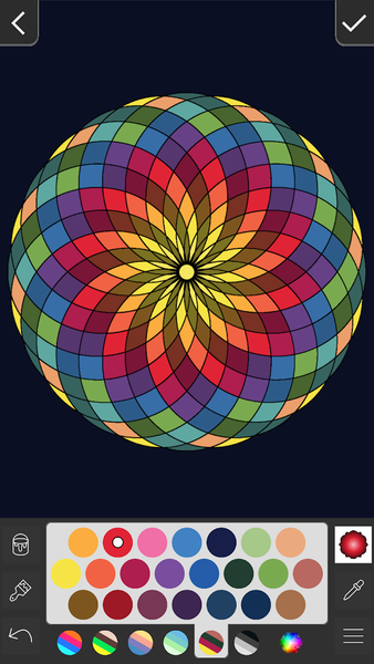 Coloring Mandalas - Image screenshot of android app