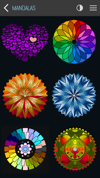 Coloring Mandalas - عکس برنامه موبایلی اندروید