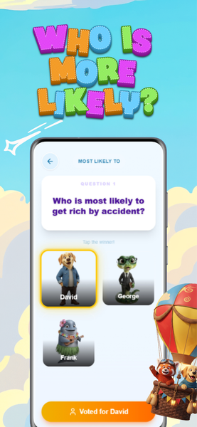 Imposter game - AnimalParty - Gameplay image of android game