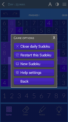 Sudoku classic - عکس بازی موبایلی اندروید