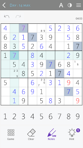 Sudoku classic - عکس بازی موبایلی اندروید
