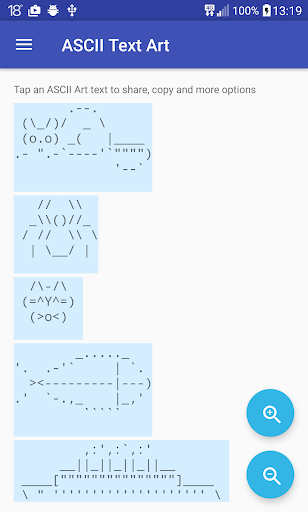 ASCII Text Art - Image screenshot of android app