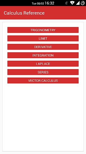 Calculus Formula - Image screenshot of android app