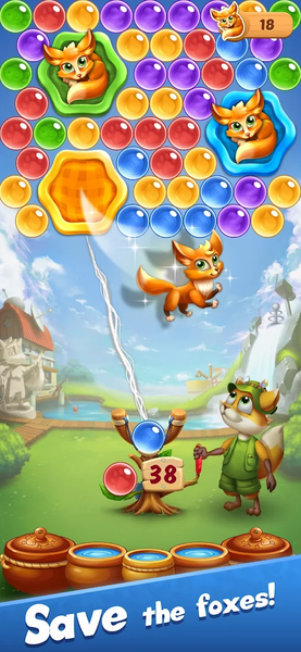 Bubble Pop: Forest Rescue - عکس بازی موبایلی اندروید
