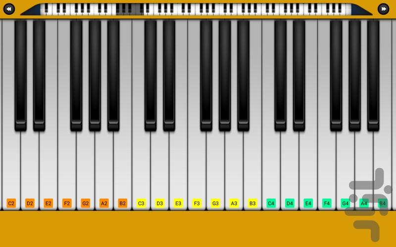 پیانو حرفه ای (آموزش پیانو) - عکس برنامه موبایلی اندروید
