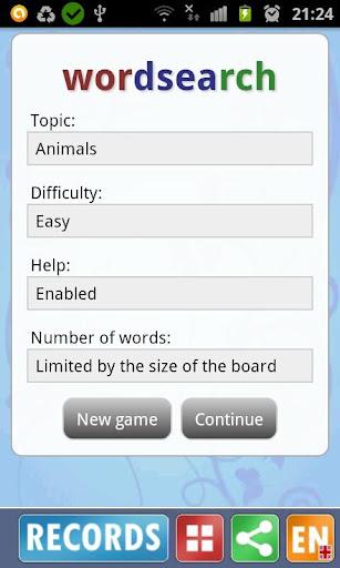 Word search - عکس بازی موبایلی اندروید