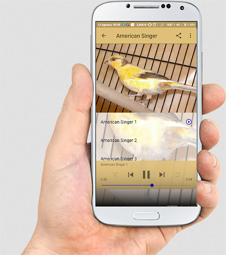 TERAPI KENARI F1 MASTER - Image screenshot of android app