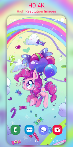 Cute pony wallpaper ۴K - عکس برنامه موبایلی اندروید