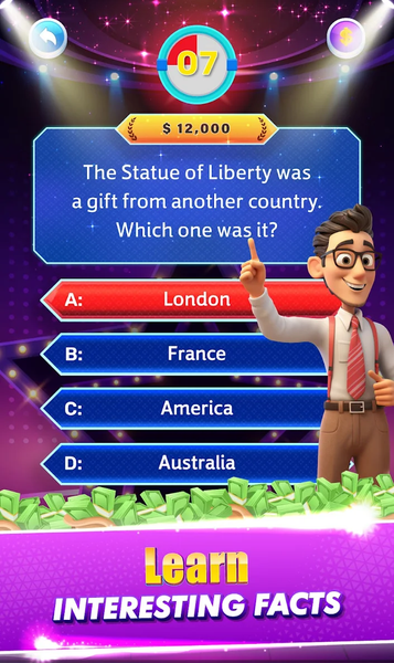 Quizaber: Trivia Millionaire - عکس بازی موبایلی اندروید