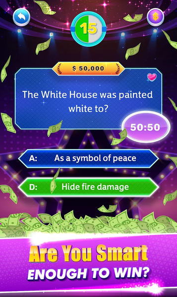 Quizaber: Trivia Millionaire - عکس بازی موبایلی اندروید