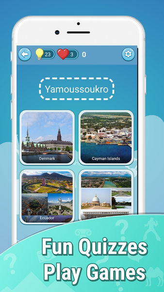 Country Capitals All City Quiz - عکس برنامه موبایلی اندروید