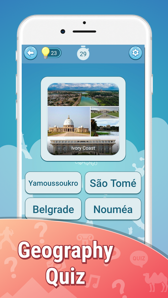 Country Capitals All City Quiz - عکس برنامه موبایلی اندروید
