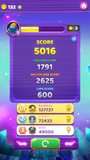 Laps Fuse: Puzzle with Numbers - عکس بازی موبایلی اندروید