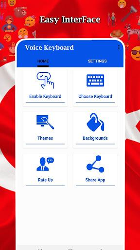 Turkish Keyboard: Voice to Typing - عکس برنامه موبایلی اندروید