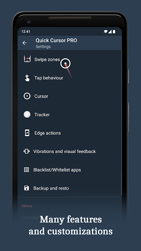 Quick Cursor: One-Hand Aid - Image screenshot of android app