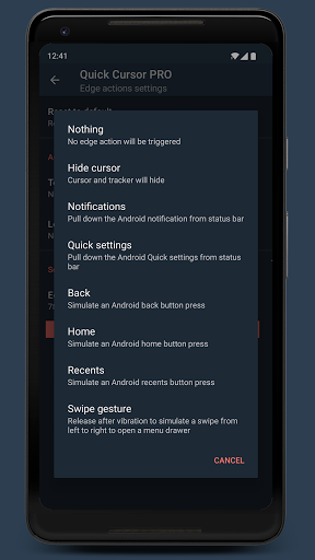 Quick Cursor: One-Hand Aid - Image screenshot of android app