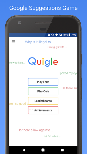 Quigle - Google Feud + Quiz - عکس بازی موبایلی اندروید