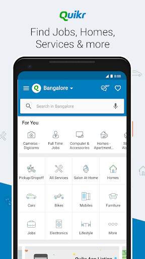 Quikr: Homes, Jobs, Cars Etc - Image screenshot of android app