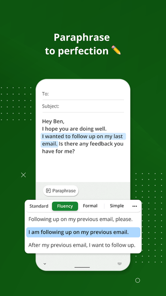QuillBot - AI Writing Keyboard - عکس برنامه موبایلی اندروید