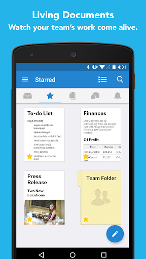 Quip: Docs, Chat, Spreadsheets - Image screenshot of android app