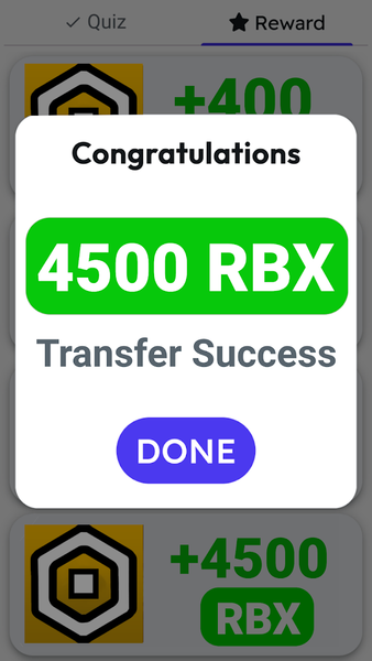 RBX Get Quiz - عکس برنامه موبایلی اندروید