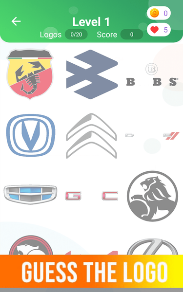 Car Logo Quiz: ۵۰۰+ brands - عکس بازی موبایلی اندروید