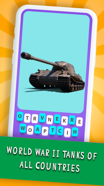 World War II Tanks Quiz - عکس بازی موبایلی اندروید