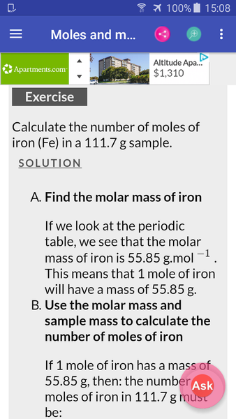 Grade 11 Physical Science Book - Image screenshot of android app