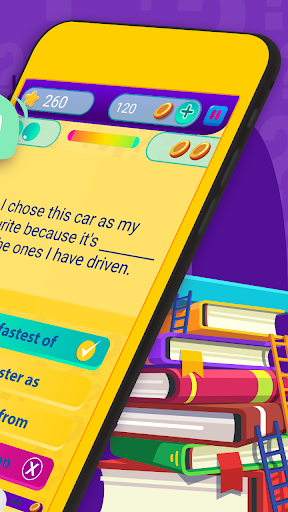 English Grammar - Quiz Games - عکس بازی موبایلی اندروید