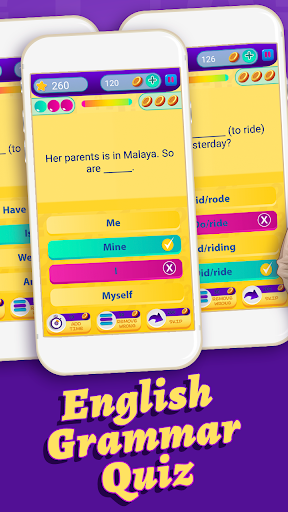 English Grammar - Quiz Games - عکس بازی موبایلی اندروید