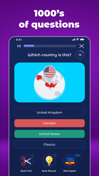 Quizville: Trivia Quiz Games - عکس بازی موبایلی اندروید
