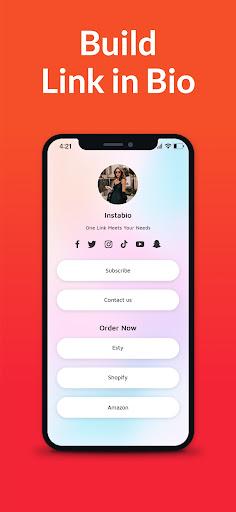 Linkbio - Link in bio tree App - عکس برنامه موبایلی اندروید