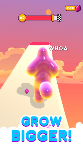 Blob Runner 3D - Gameplay image of android game