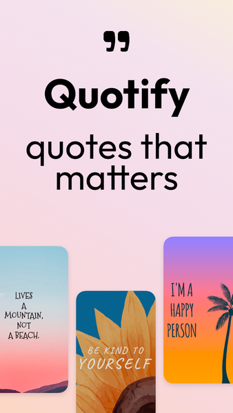 Quotes Creator App - Quotify - عکس برنامه موبایلی اندروید